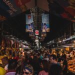 Crowded tourists fill Barcelona's La Boqueria market